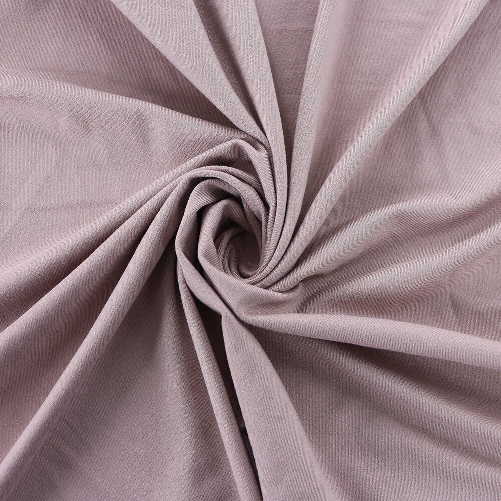 China Brushed fabric single jersey stretch fabric with polyester